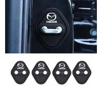XIAOFEIDAFA 4 Piezas Tapa Protectora Cerradura Puerta Coche para Mazda 3 2013-2025,Funda Protectora De Silicona para Cerradura Almohadillas Silenciosas