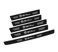 XIAOFEIDAFA 5 Piezas Pegatinas Protectoras De Umbral Fibra Carbono para Alfa Romeo Stelvio 2017-2019 2020 2021, Tipo Pegatina de Protector de Pedal de Umbral Puerta