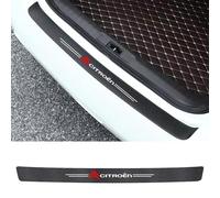 XIAOFEIDAFA Protector Parachoques Trasero para Citroen C4 Sedan 2010-2025 Listón De Umbral De Carbono Adhesiva Protección del Parachoques Trasero,B