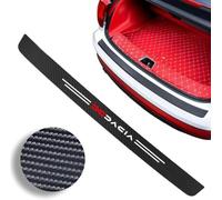 XIAOFEIDAFA Protector Parachoques Trasero para Dacia Logan II MCV Stepway 2020-2022, Listón De Umbral De Carbono Adhesiva Protección del Parachoques Trasero