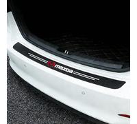 XIAOFEIDAFA Protector Parachoques Trasero para Mazda CX-3 2018-2023 2024 2022 2021 2020 2019 Listón De Umbral De Carbono Adhesiva Protección del Parachoques Trasero,A