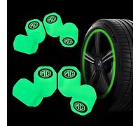 XIAOFEIDAFA Tappi Valvola Fluorescente per Pneumatici Auto, 8 Pezzi Antipolvo para neumáticos de Coche para MG GT I 2014-2019, Auto, Moto E Biciclette