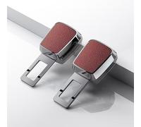 XIAOGUANGFADACAI 2 Piezas Extensor de Cinturón para para Hyundai Tucson NX4 2021-2025, Adaptador de Hebilla Conector Seguridad Interior Accesorio Robusto,Red