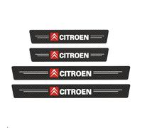 XIAOGUANGFADACAI 4 Piezas Protectores de umbral de Puerta de Coche para Citroen Jumper 2014-, Fibra Carbono, Antisuciedad Resistentes A Los Arañazos