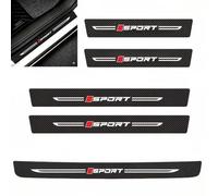 XIAOGUANGFADACAI 5 Piezas Protector Umbral Puerta para Hyundai New Santa Fe 2019-2024 (7 Sitze), Pegatina Umbral de Puerta Carbono Entrada Coche Protector Decorativo