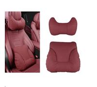 XIAOGUANGFADACAI Cojin Lumbar Coche y Reposacabezas para Ford KUGA 3 (III) 2019-2026, Accesorios para Asientos de Vehículo Cojín de Soporte Lumbar para Coche,Red