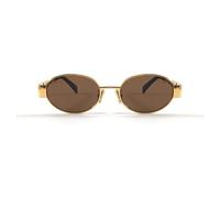 XIAOGUDONG Gafas De Sol Polarizadas Retro - Protección UV400, Gafas De Sol Ovaladas, Montura De Metal. Clásico Y A La Moda, Adecuadas Para Hombres Y Mujeres.,a