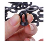XIAOGYYE 10/50Pcs M3/M4 M5 M6 M8 M10 M12 M20 Black Plastic Rubber Flat Washer Plane Spacer Insulation Gasket,For Screw Bolt/Color/10 * 16Mm 20Pcs