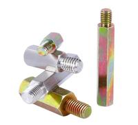 XIAOGYYE Tornillos Espaciadores Hexagonalesho-Hembra Niquelados para Placa de Separación, Espárrago para Placa Pcb, Espaciador Hexagonal para Placa Base, M2, M3/M4, M5, M6, M8/10Mm/M8