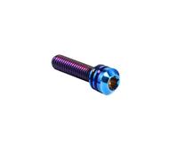 XIAOGYYE Tornillos Hexagonales de Aleación, con Cabeza Cilíndrica de Columna de Aleación, Aptos para Manillares de Bicicleta M5/M6./Burnt Blue/M6*20Mm