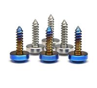 XIAOGYYE Tornillos Hexagonales de Aleación, Tornillo Modificado para Motocicleta, Troquel para Bicicleta Eléctrica, Tornillo Autorroscante M5./Green/M5*17