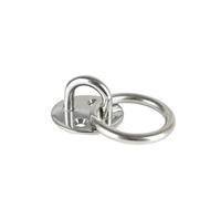 XIAOGYYE U-Type Screw 304 Stainless Steel Eyelet Nail Ring Hook Sail Shaped Sunshade Suitable for Wall Ceiling Hammock Hook Hanger/Rotundity M6
