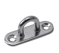 XIAOGYYE U-Type Screw, Stainless Steel 304 Pad Eye Plate Hook Fixed Deck Door Buckle Heavy Duty Ceiling Mount Hanger M5 M6 M8/M5