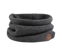 XIAOHAWANG Bufanda de invierno para niños Bufanda cálida de punto grueso Calentador de cuello grueso suave pequeños Niños Niñas(Gris Oscuro)