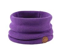 XIAOHAWANG de Punto Bufanda del Bebé Niños Bufandas de Invierno Para Bebé Niño Niña Bucle Clásico Bufanda (púrpura)