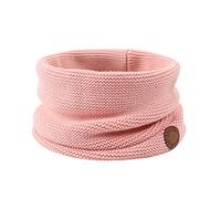 XIAOHAWANG de Punto Bufanda del Bebé Niños Bufandas de Invierno Para Bebé Niño Niña Bucle Clásico Bufanda, rosa, Talla única