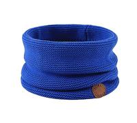 XIAOHAWANG de Punto Bufanda del Bebé Niños Bufandas de Invierno Para Bebé Niño Niña Bucle Clásico Bufanda (Royal Blue)