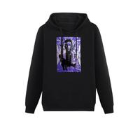 XIAOHEIYA Prince Black Printing Graphic Mens Sweatshirts Unisex Hooded L