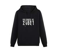 XIAOHEIYA Prisoner No Les Miserables 2460 Black Printing Graphic Mens Sweatshirts Unisex Hooded S