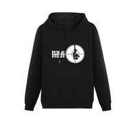 XIAOHEIYA Public Enemy Black Printing Graphic Mens Sweatshirts Unisex Hooded L