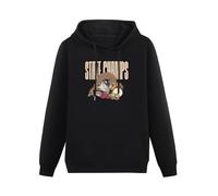 XIAOHEIYA State Champs Living Proof Black Printing Graphic Mens Sweatshirts Unisex Hooded XXL