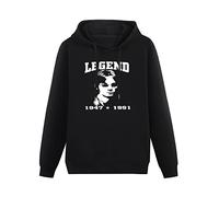 XIAOHEIYA Steve Marriott Homage The Small Faces Humble Pie Mod Legend 60S Icon Black Printing Graphic Mens Sweatshirts Unisex Hooded XL