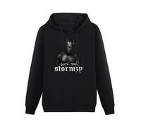 XIAOHEIYA Stormzy Heavy Is The Head Black Printing Graphic Mens Sweatshirts Unisex Hooded 3XL