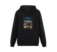 XIAOHEIYA Styx Music Multi Many Albums Black Printing Graphic Mens Sweatshirts Unisex Hooded L
