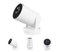 XIAOHUI Mini proyector, proyector inteligente portátil 2025 con WiFi y Bluetooth, 1000 lúmenes, pantalla de 150 pulgadas, tecnología LED LCD