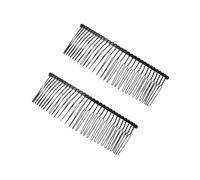 Xiaohui887 10 pinzas de metal para el pelo, peine de dientes laterales, pinzas para el pelo, para boda, fiesta nupcial, velo, accesorios