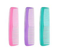 Xiaohui887 3 peines coloridos de plástico para hombre, peine de dientes finos (color 3)