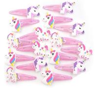 Xiaohui887 Gifts & Goodies - 10 pinzas para el pelo de unicornio para niños y niñas, accesorios para el pelo, diapositivas para el pelo