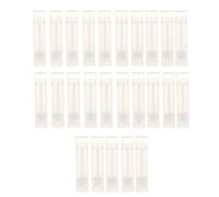 Xiaojikuaipao 25 tubos vacíos para bálsamo labial, botellas de lápiz labial, material de polipropileno perfecto, transparentes, recipientes de maquillaje de viaje para bálsamo labial, brillo labial,