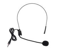 Xiaojikuaipao Micrófono inalámbrico con conector de 3,5 mm - Pastilla vocal profesional - A prueba de sudor y - para emisoras, músicos - Ultra cómodo y audio - Tamaño grande 5.1 x 6.3 pulgadas