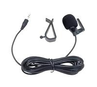 Xiaojikuaipao Mini micrófono de condensador unidireccional profesional de 3,5 mm con clip y reducción de ruido del viento, para karaoke en línea y videoconferencias, micrófono de solapa para manos