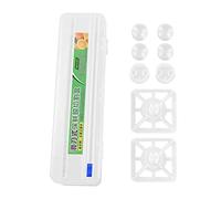 xiaolan Envoltura Saran, Caja cortadora Film Transparente, Dispensador Reutilizable con Cortador Deslizante, película Adhesiva Profesional sin BPA, dispensador Papel Aluminio