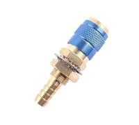 XIAOLIN Adaptador de gas refrigerado por agua, conector rápido for soplete de soldadura TIG/MIG, rosca de latón M6/M8.(Red-8mm Female)