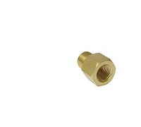 XIAOLIN Adaptador de instalación de tuberías de latón, conector acoplador M8 M10 M12 M14 M16 M18 M20, rosca métrica hembra a macho for combustible, Gas y agua, 1 ud. (Size : F M18x1.5-M M14x1.5)