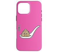 Xiaolongbao Sopa China Bola de Masa Dim Sum Cuchara Carcasa para iPhone 16 Pro MAX