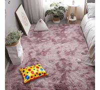 XIAOMEI Alfombra Salón 350 x 580 cm Diseño Tie Dye Alfombra Moderna y Mullida Dormitorio Talla de Adolescente Niño y Niña, Rosa Púrpura