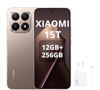 XIAOMI 15T 5G Smartphone 12 + 512GB,Pantalla de 6.83", 120Hz,Cuidado de los Ojos,5500 mAh de Larga duración,Dimensity 8400-Ultra,NFC,IP68,Gris, Includes Charger