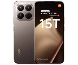 Xiaomi 15T Pro 12GB 512GB 6.83" AMOLED 5G Dual SIM Cámara Leica 50MP Android 16 Mocha Gold