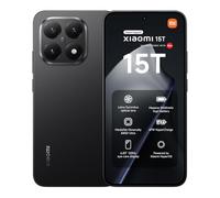 XIAOMI 15T, Smartphone 12+256GB, Pantalla de Cuidado Ocular de 6.8 Pulgadas y 120 Hz, MediaTek Dimensity 8400-Ultra, Lente óptica Leica Summilux de 50 MP, 5500 mAh, Negro, Cargador no Incluido