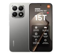 Xiaomi 15T - Smartphone de 12+256GB, Lente óptica Leica Summilux, MediaTek Dimensity 8400-Ultra, Pantalla Eye Care de 6,83" 120 Hz, HyperCharge de 67W, Cargador no Incluido, Gris (Versión ES)