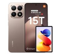 Xiaomi 15T - Smartphone de 12+256GB, Lentes óptica Leica Summilux, Pantalla Eye Care de 6,83" 120 Hz, HyperCharge de 67W, Cargador no Incluido, Rose Gold (Versión ES) + REDMI Pad 2 Pro
