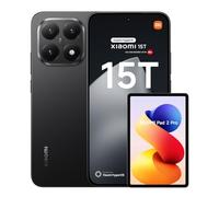 Xiaomi 15T - Smartphone de 12+256GB, Lentes óptica Leica Summilux, Pantalla Eye Care de 6,83" 120 Hz, HyperCharge de 67W, Cargador no Incluido, Negro (Versión ES) + REDMI Pad 2 Pro