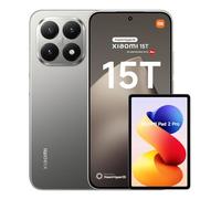 Xiaomi 15T - Smartphone de 12+256GB, Lentes óptica Leica Summilux, Pantalla Eye Care de 6,83" 120 Hz, HyperCharge de 67W, Cargador no Incluido, Gris (Versión ES) + REDMI Pad 2 Pro