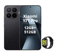XIAOMI 17T Pro 12+512GB, Teleobjetivo 5X hasta 120X Zoom, 6.83" 144Hz 1.5K 3500nits, Batería 7000mAh, Dimensity 9500, Negro, No Incluye Cargador，Included Watch