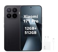 XIAOMI 17T Pro 12+512GB, Teleobjetivo 5X hasta 120X Zoom, 6.83" 144Hz 1.5K 3500nits, Batería 7000mAh, Dimensity 9500, Negro, No Incluye Cargador，Included 67W Charger