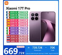 Xiaomi 17T Pro 5G, NFC, MediaTek Dimensity 9500, 6,83 pulgadas, 144 Hz, cámara principal Leica de 50 MP, batería de 7 000 mAh, IP68 Púrpura